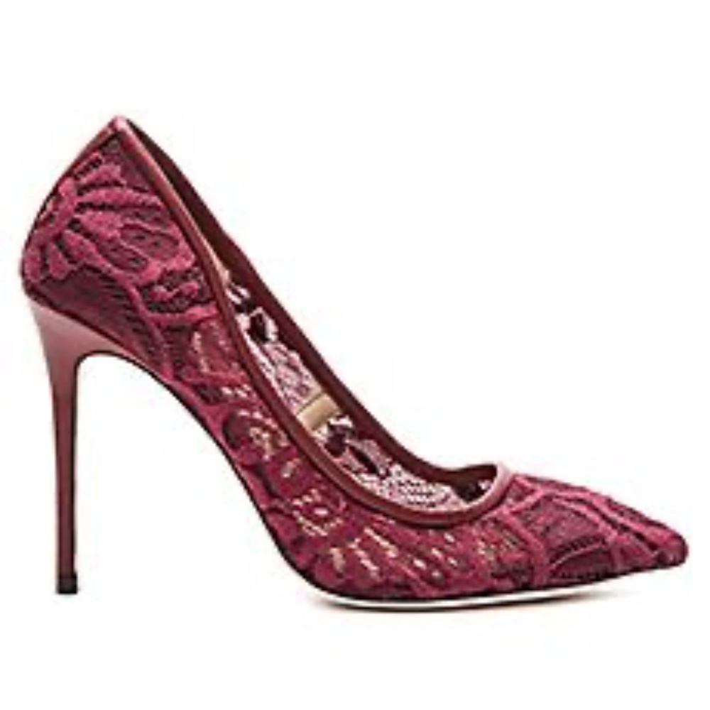 BCBG Maxazria lace heels